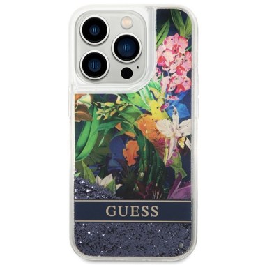 24-03-guess-guhcp14llflsb-apple-iphone-14-pro-6-1p-bleu-rigide-fleur-liquide-paillettes.jpg